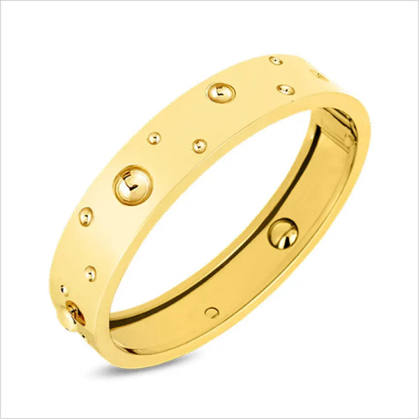 roberto coin gold bangle