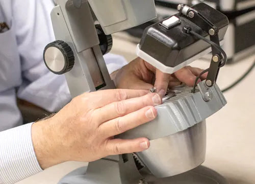 Gemologist Inspecting a Ring