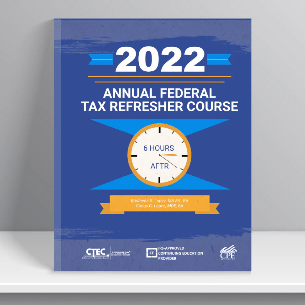 Annual Federal Tax Refresher ITP Tax University