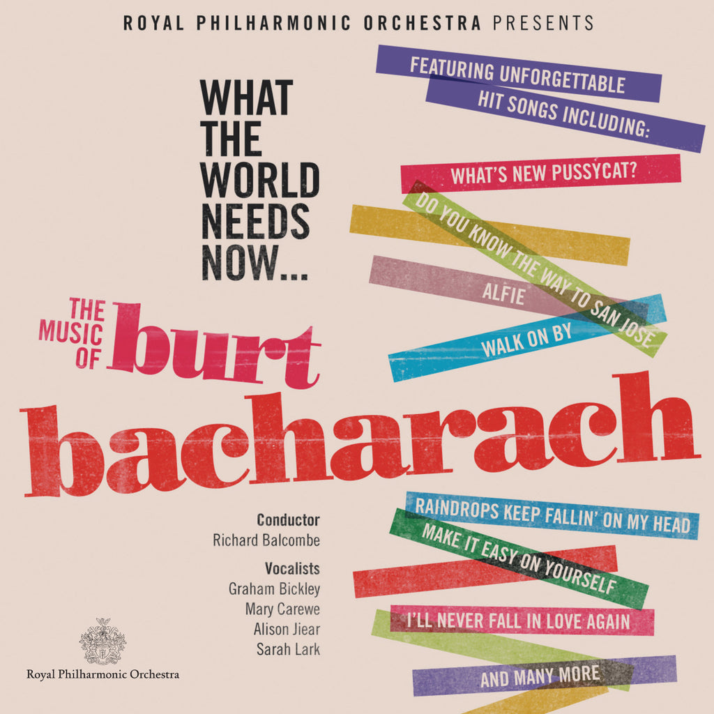 What The World Needs Now The Music Of Burt Bacharach Single Downlo Rpo Store