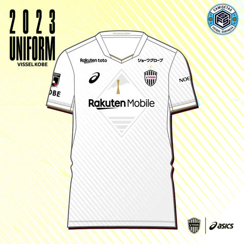 Camiseta Asics Vissel Kobe 2023 Visitante