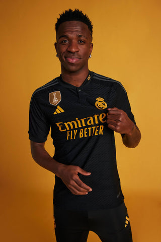 Camiseta Real Madrid 2023-2024 visitante negra versión jugador