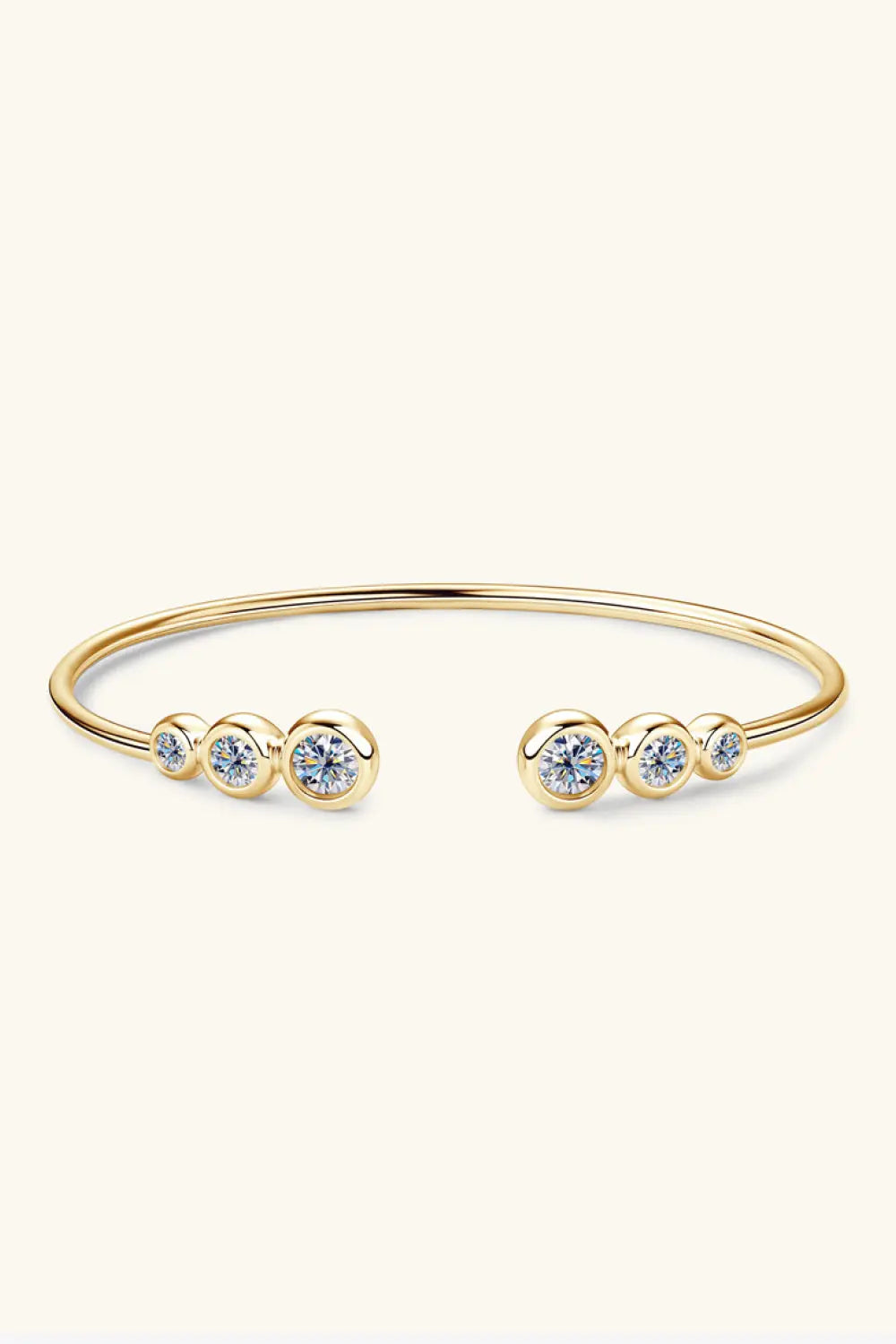 1.8 Carat Moissanite 925 Sterling Silver Bracelet - GlossiChic Collection