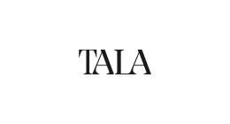 'TALA logo in black text on a white background.'