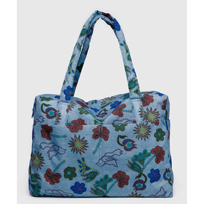 Baggu Cloud Carry-On Bag - Digital Denim Birds