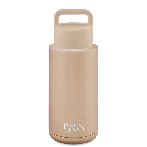 Frank Green Grip Lid Reusable Bottle (1 litre) Soft Stone
