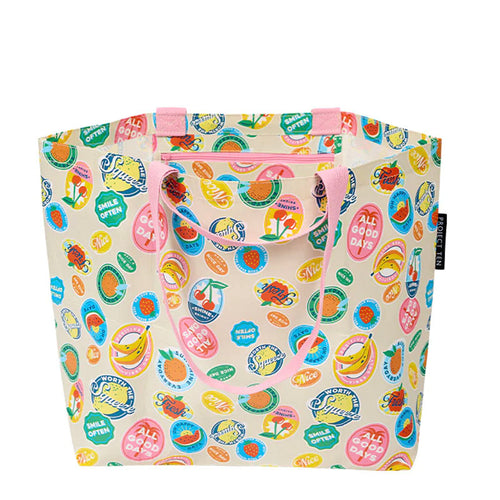 Project Ten Medium Tote - Fruit Stickers