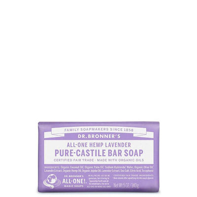 Dr Bronner's Magic Pure-Castile Bar Soap - Lavender