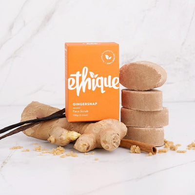 Ethique Gingersnap Solid Face Scrub Bar