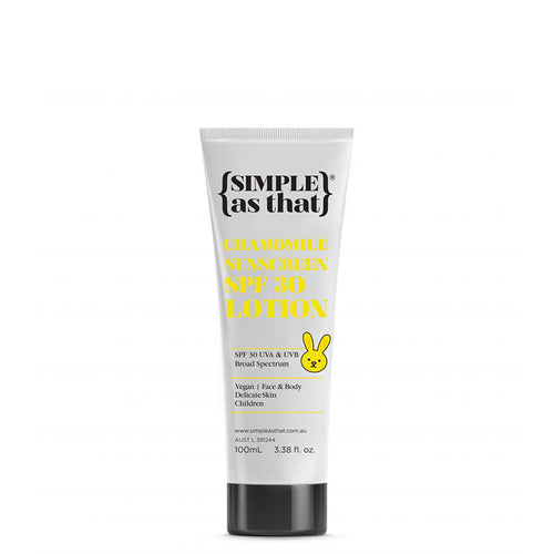 {SIMPLE as that} Chamomile Sunscreen SPF30 Lotion