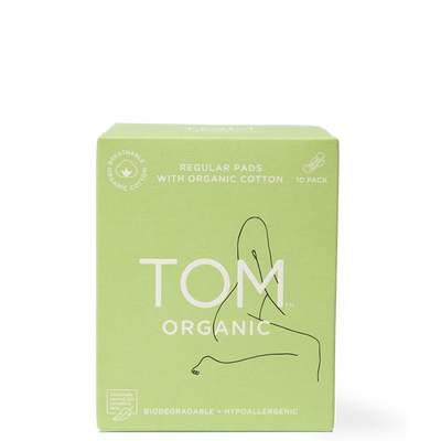 TOM Organic Regular Ultra Thin Pads - Natural Supply Co