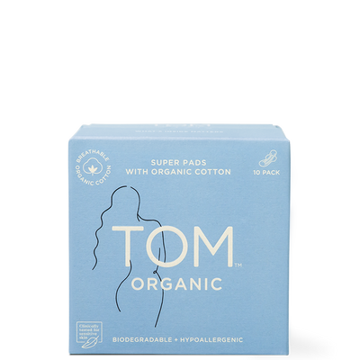 TOM Organic Super Ultra Thin Pads - Natural Supply Co