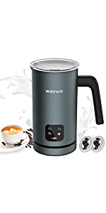 Frother for Coffee, Milk Frother, 4 IN 1 Automatic Warm and Cold Milk –  Bizewo