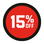Icon: 15% off