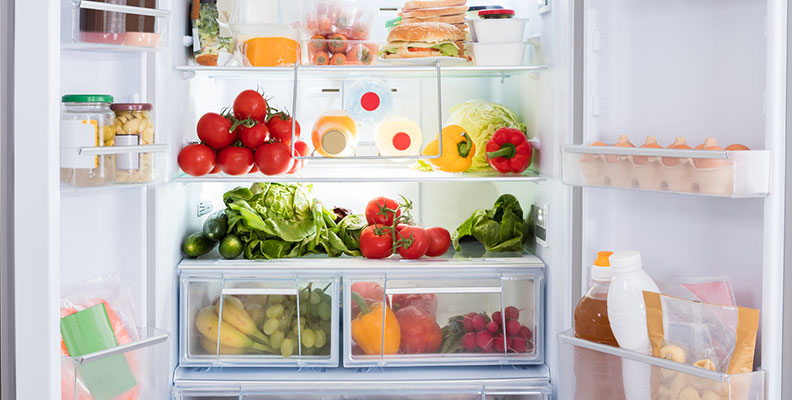 Inside of fridge
