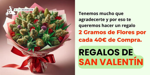 Regalo de san valentín en CBD