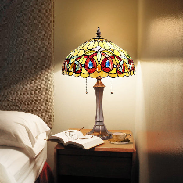 Capulina Tiffany Table Lamp Bedside Reading Lamp