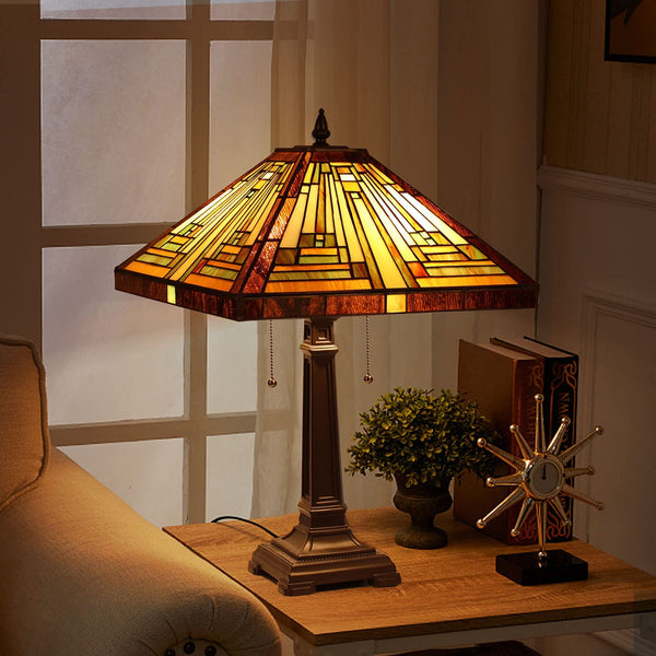 mission style lamp