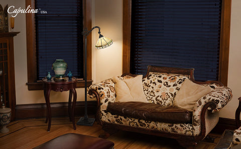 Gorgeous Cream Style Tiffany Reading Floor Lamp Decor for Living Room
