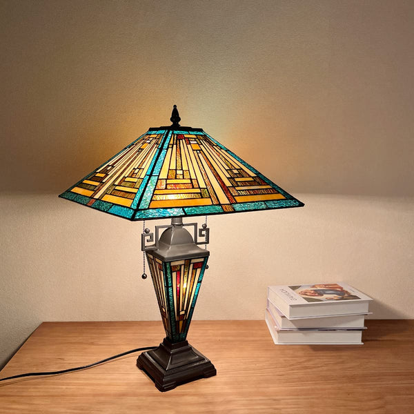COTOSS Tiffany Table Lamps with Nightlight
