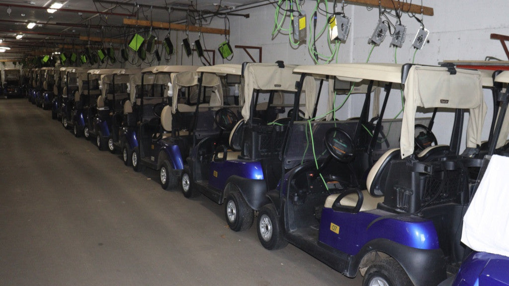Golf Cart Battery Charging Station