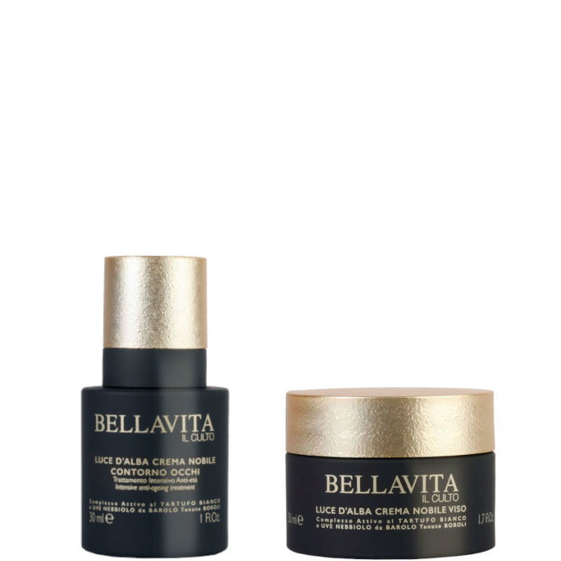 Image of Bellavita Il Culto Luce d'Alba - Crema Nobile Viso Confezione 50 ML Crema Viso + 30 ML Crema Contorno Occhi - 50 ML Crema Viso + 30 ML Crema Contorno Occhi cod088