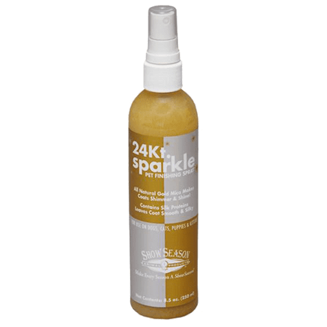 Show Season Gold 24K Sparkle Spray - 8.5 oz – Pet-Agree Grooming Supplies