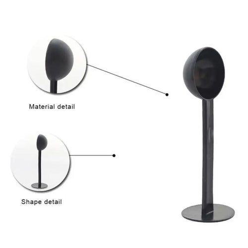Portable Stand Coffee Spoon Tamping Scoop 2 in 1 for Coffee Powder Coffeeware Measuring Tamper Spoon Plastic Kitchen Accessories
