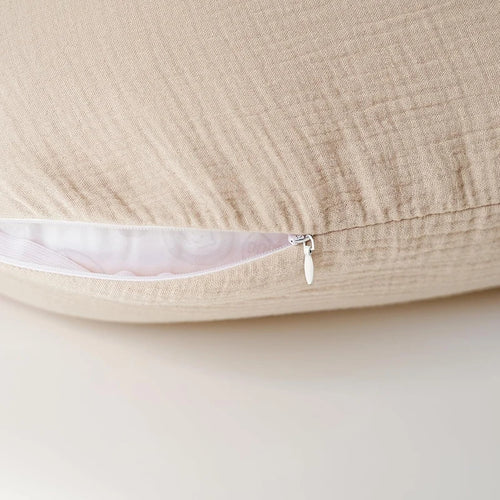 2PCS/SET NURSING PILLOW COVER FOR BREASTFEEDING PILLOWS ULTRA-SOFT MUSLIN COTTON BABY NURSING PILLOW FITS NEWBORN FEEDING PILLOW