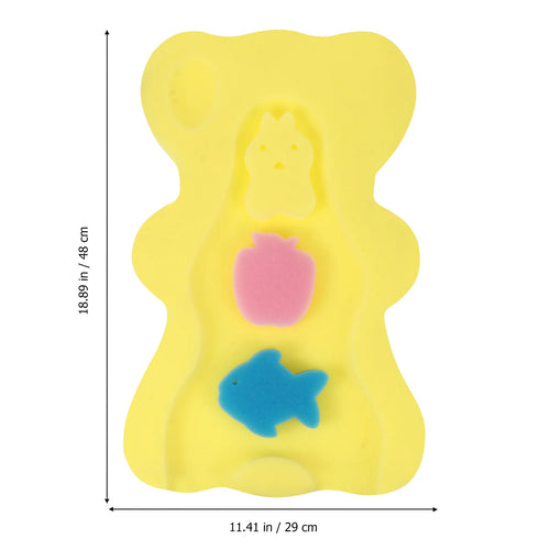 Bath Mat Sponge Newborn Bathroom Mats Cushion Tub Infant Support Skin-friendly