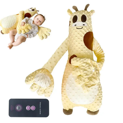 BABY SLEEPING PATTING DOLL WITH SOOTHING PALM REMOTE CONTROL ELECTRIC BABY HAND PILLOW SOOTHING PALM PATTING TOY FOR TODDLER