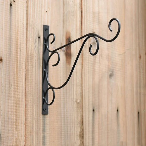 Hanging Bracket Hooks Hanger Wall Bird Flower Pot Basket Planter Lantern Metal Feeder Chime Wind Mount Hook Garden Decor