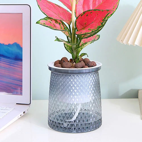 Self Watering Plant Pot High-quality Plastic Visible Water Level Flower Pot Garden Supplies Hydroponic Planter