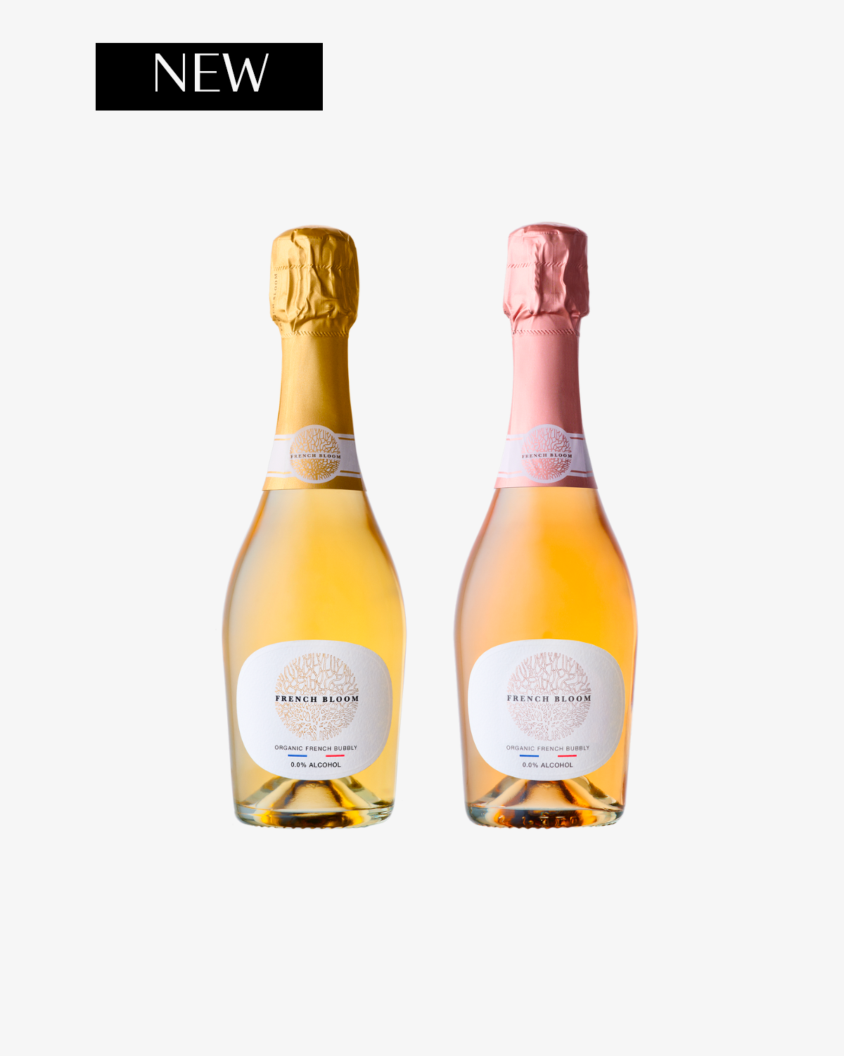 LE BLANC & LE ROSÉ 375ml, ALCOHOL-FREE SPARKLING WINE