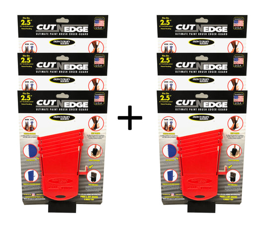 Cut-N-Edge : Ultimate Paint Brush Edger and Guard + Brush