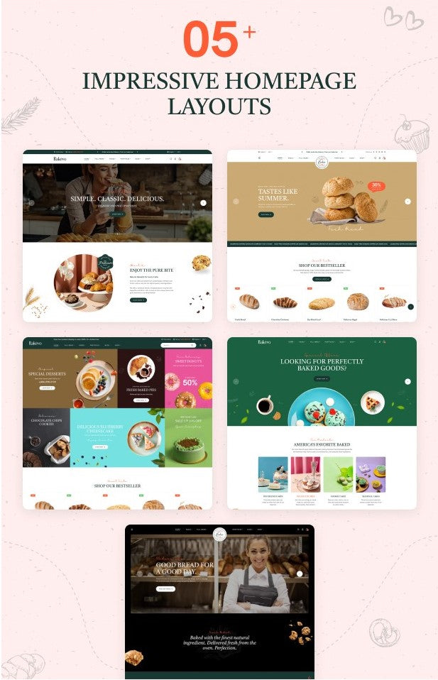 Bakevo Bakery & Cookies Shopify Theme