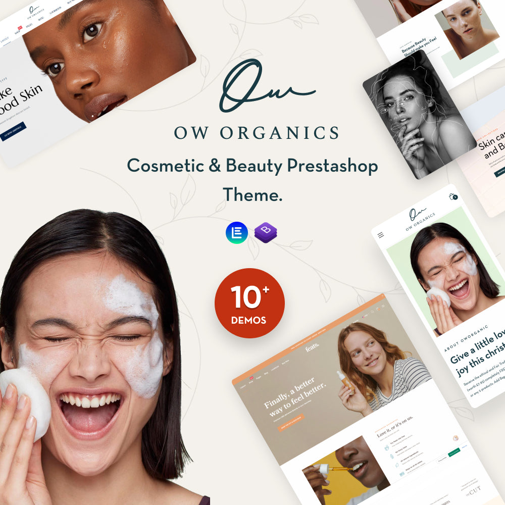 Oworganic Elementor - Cosmetics, Spa & Beauty Care Prestashop Theme