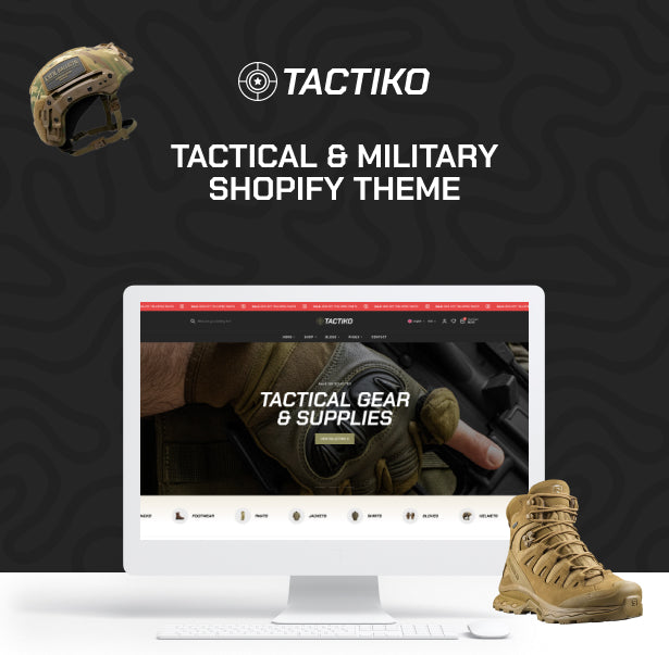 Tactiko - Tactical & Military Shopify Theme