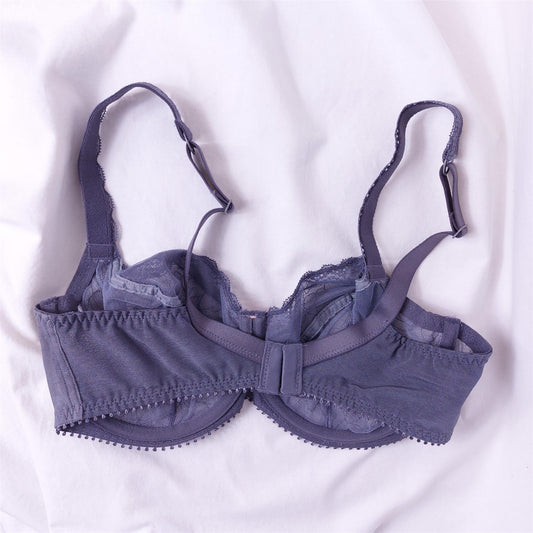 Floral Daisy Lace Non-Padded Non-Wired Cool Comfort Full Cup Bra