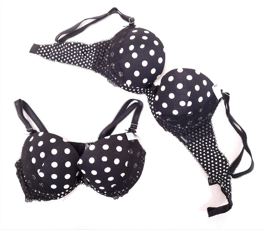 Ex Boux Avenue Bra Push-Up Plunge Underwired Polka Dot Brand New –  Worsley_wear