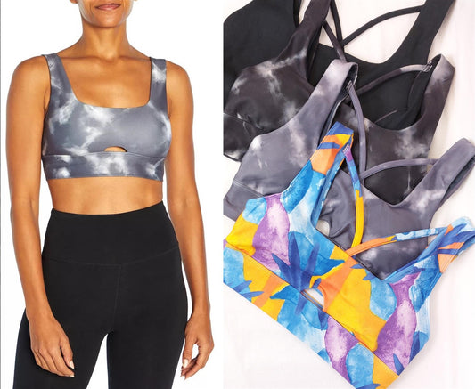 Marika Sports Bra Yoga Gym Crop Top Non-Wired Removable Padding Low Im