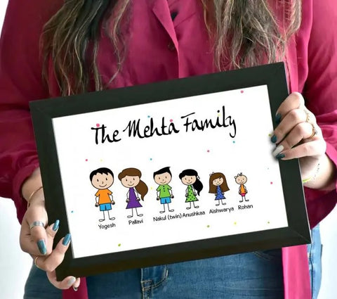 Personalized Family Poster Frame
