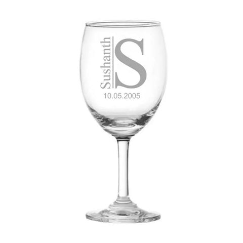wine glass for mother