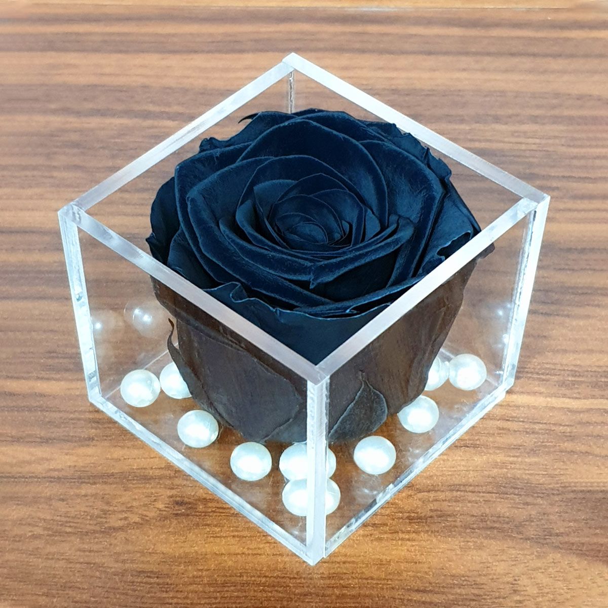 Long Lasting Preserved Forever Rose Black - Real Flower