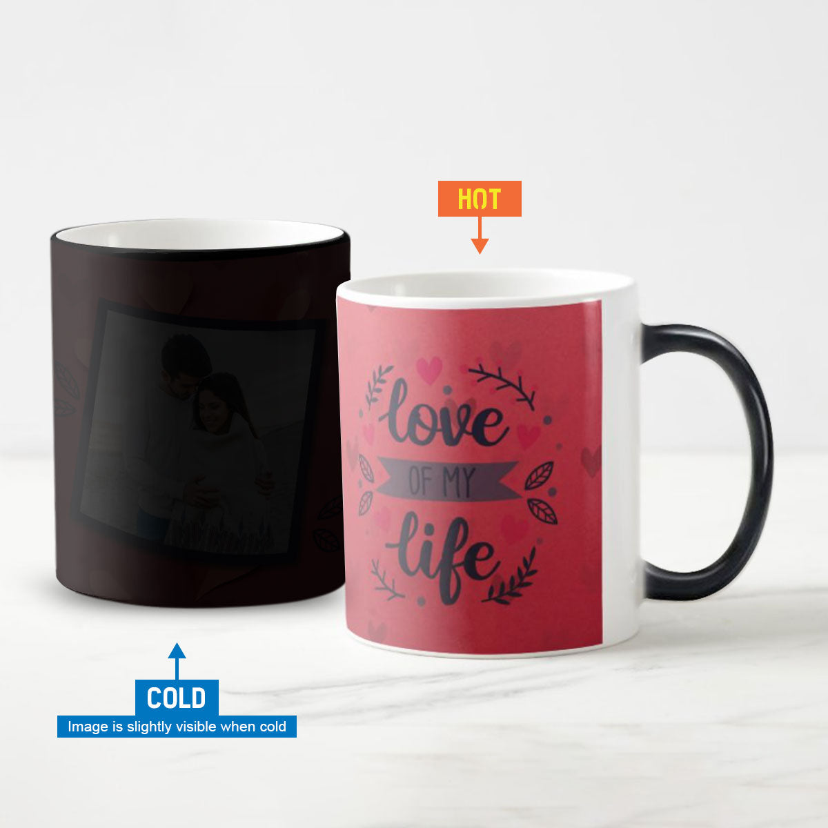 Buy Personalised Love of my Life Magic Mug - Online at Best Prices ...