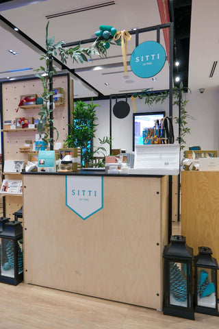 The Sitti booth at the RBC eXperience Market located in the Sherway Garden Mall 2022