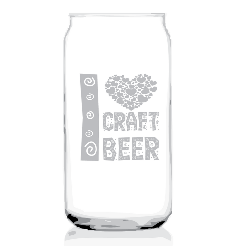 NEW!! Fizzics Craft Beer Glasses (4-PAK). Full Pint (16oz) with Logos