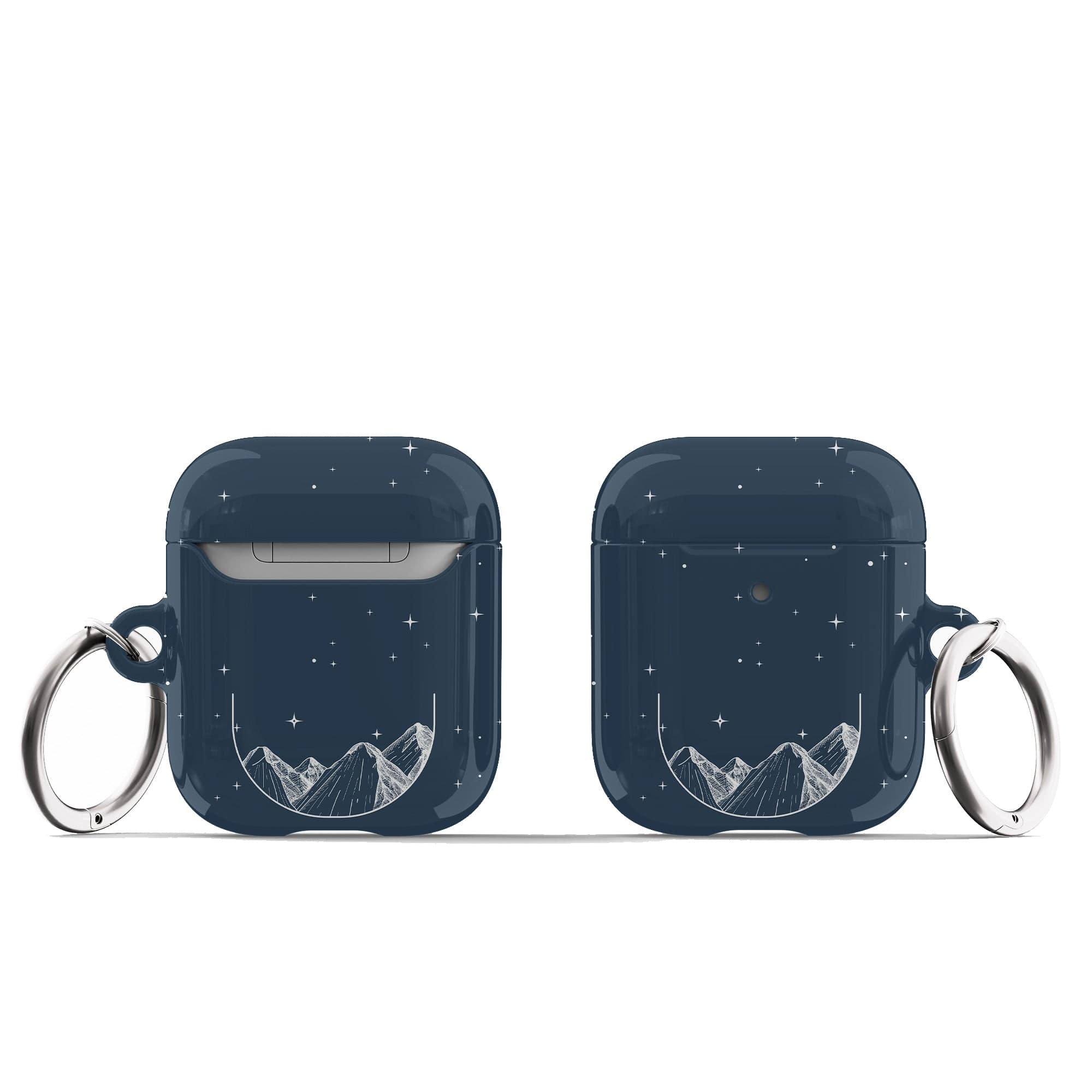Space Mountains | Minimalistic Space Apple AirPods Case