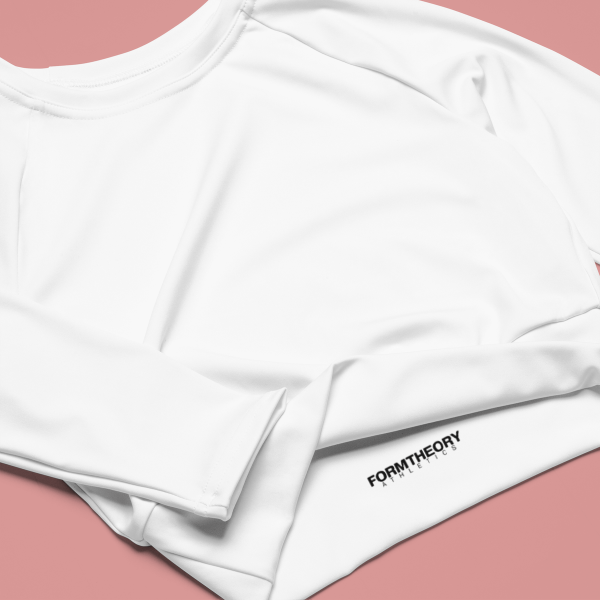 Cropped Long Sleeve - White