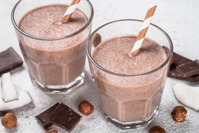 chocolate whey protein shake 